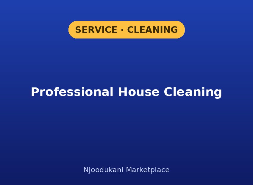 Professional House Cleaning