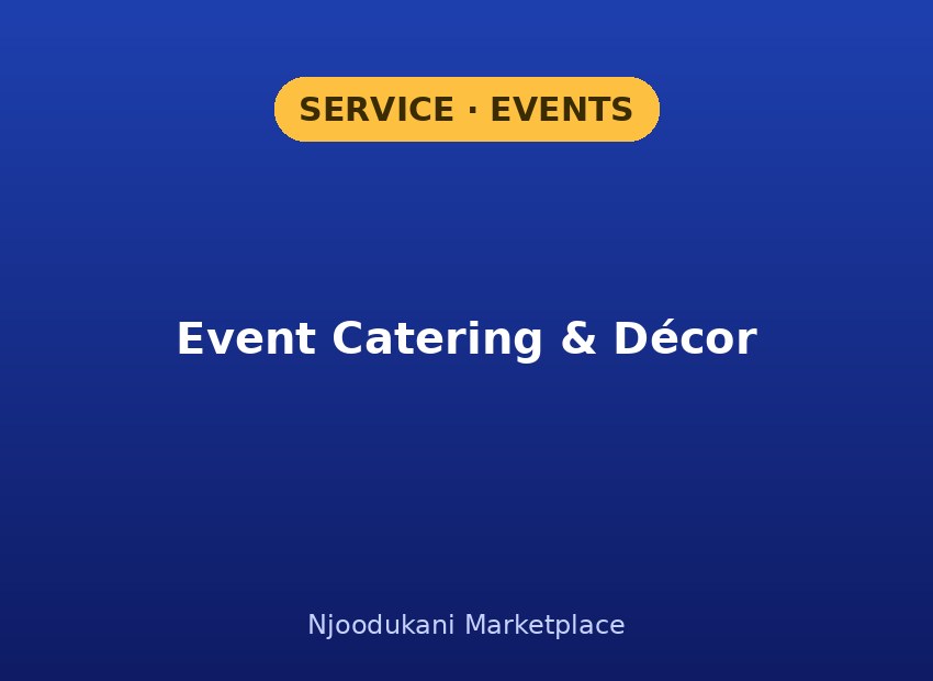 Event Catering & Décor