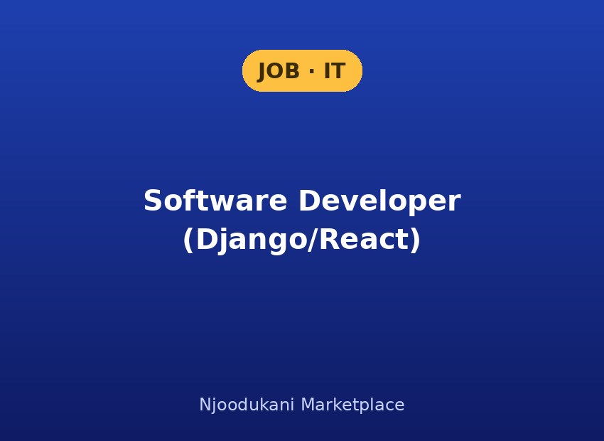Software Developer (Django/React)