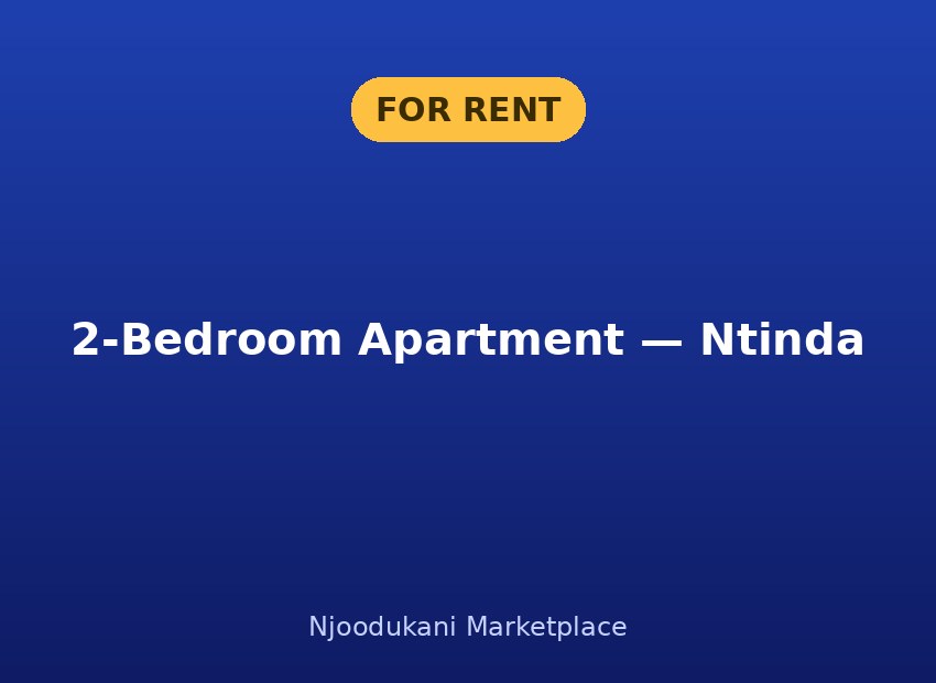 2-Bedroom Apartment — Ntinda