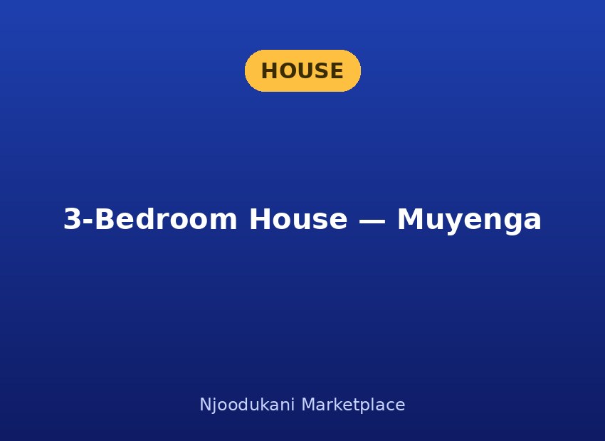3-Bedroom House — Muyenga