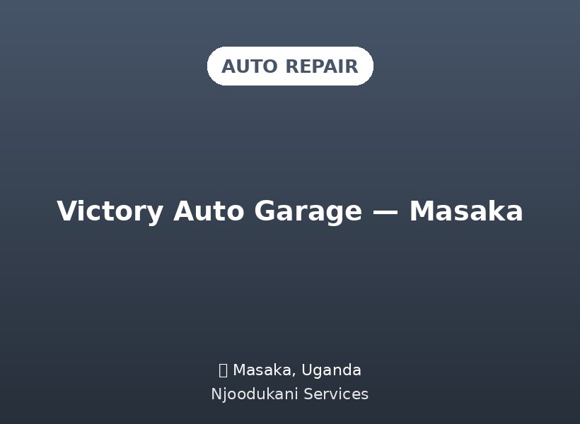 Victory Auto Garage — Masaka