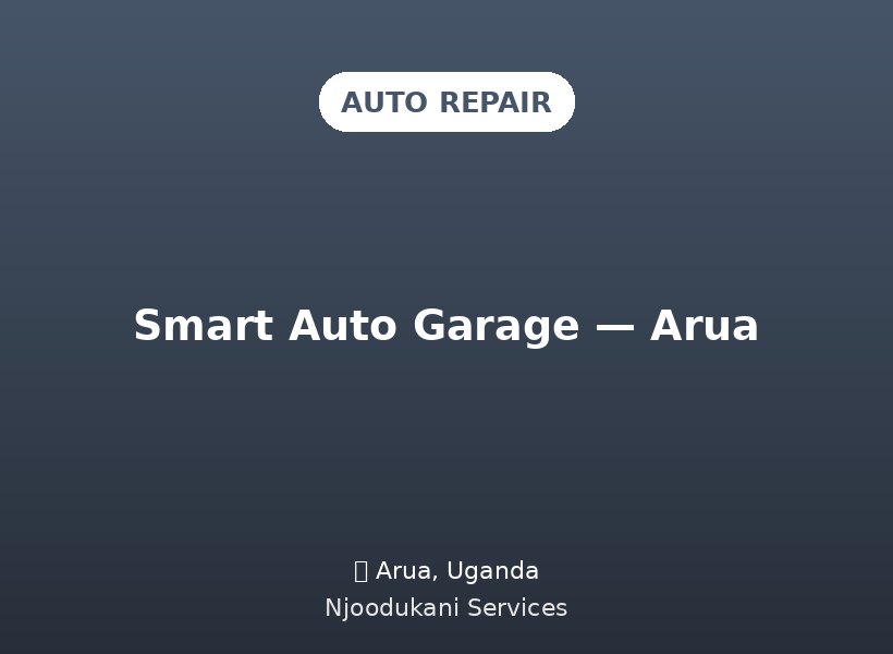 Smart Auto Garage — Arua