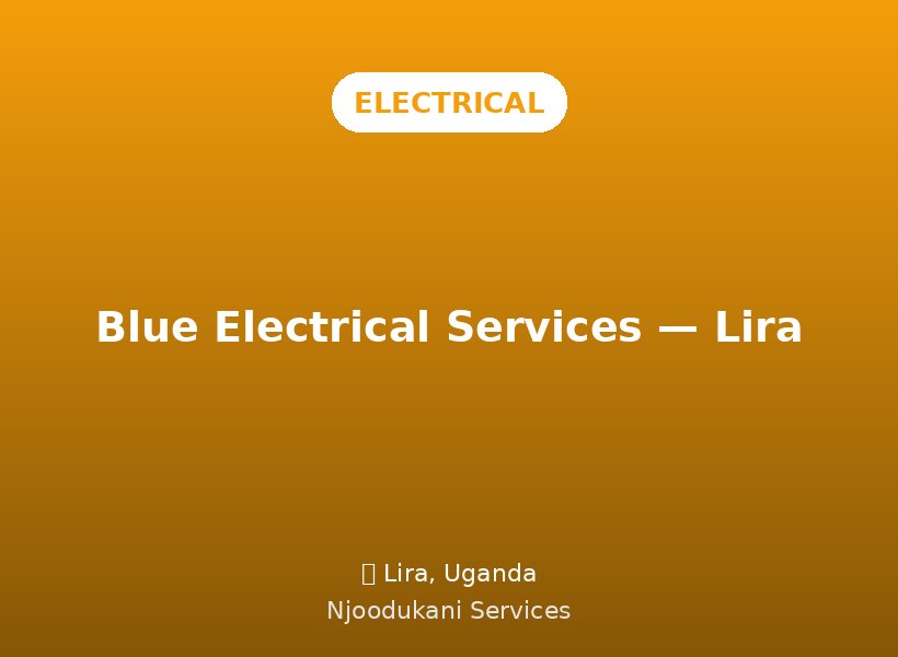 Blue Electrical Services — Lira