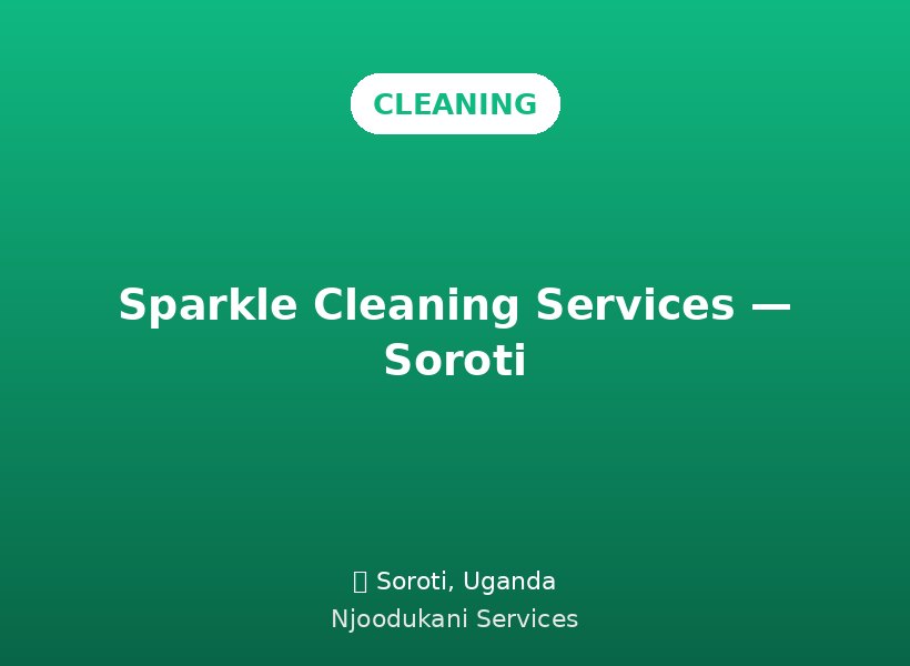 Sparkle Cleaning Services — Soroti