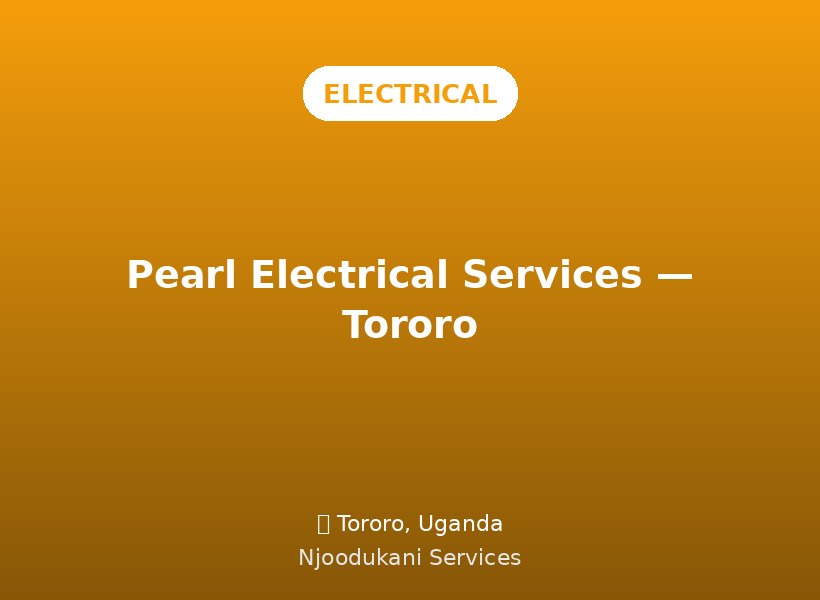 Pearl Electrical Services — Tororo