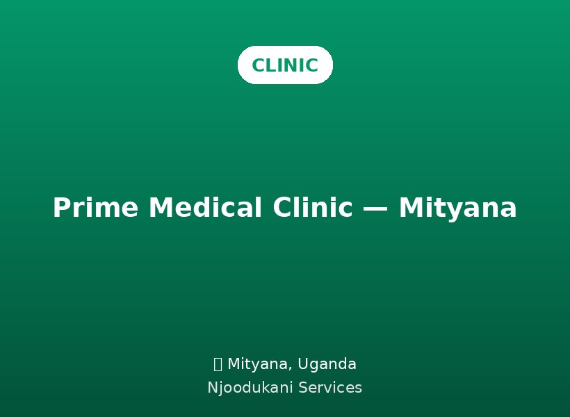 Prime Medical Clinic — Mityana