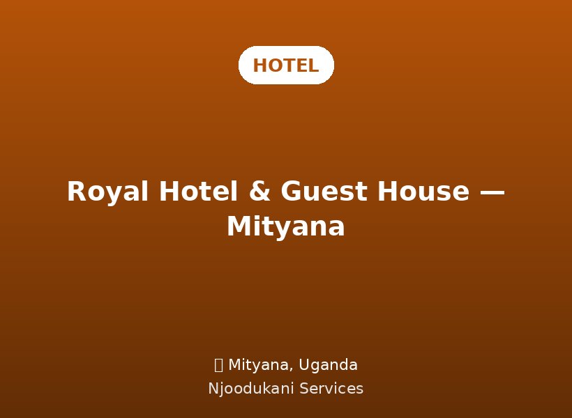 Royal Hotel & Guest House — Mityana