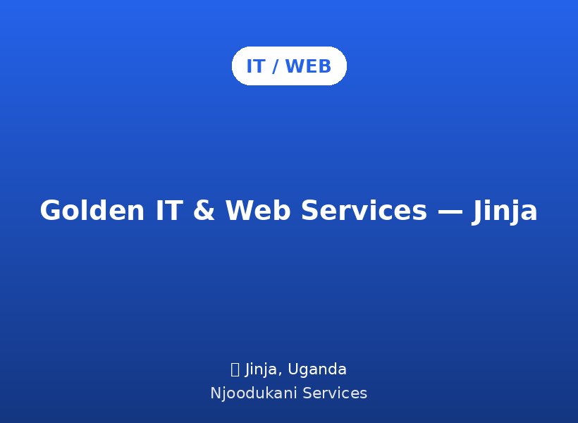 Golden IT & Web Services — Jinja