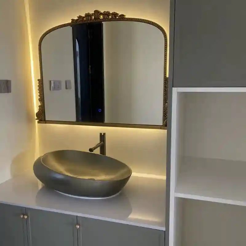 Led 90X65 Horizontal-Antique Gold