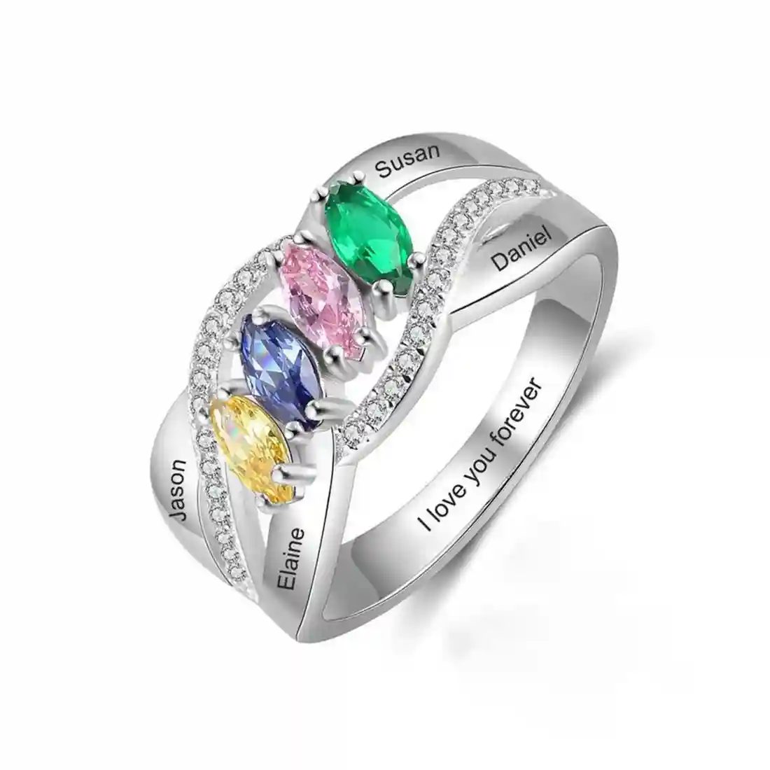 White Gold-2 Birthstone