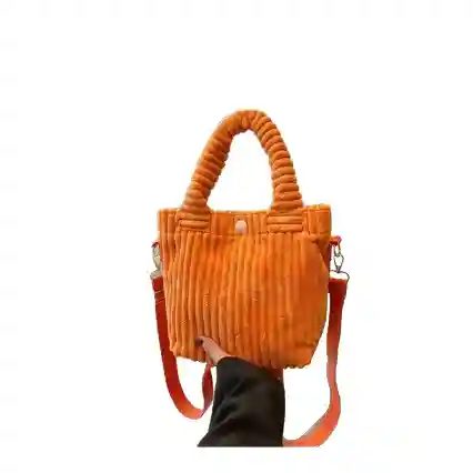 Orange-Multicolored Hand Embroidery