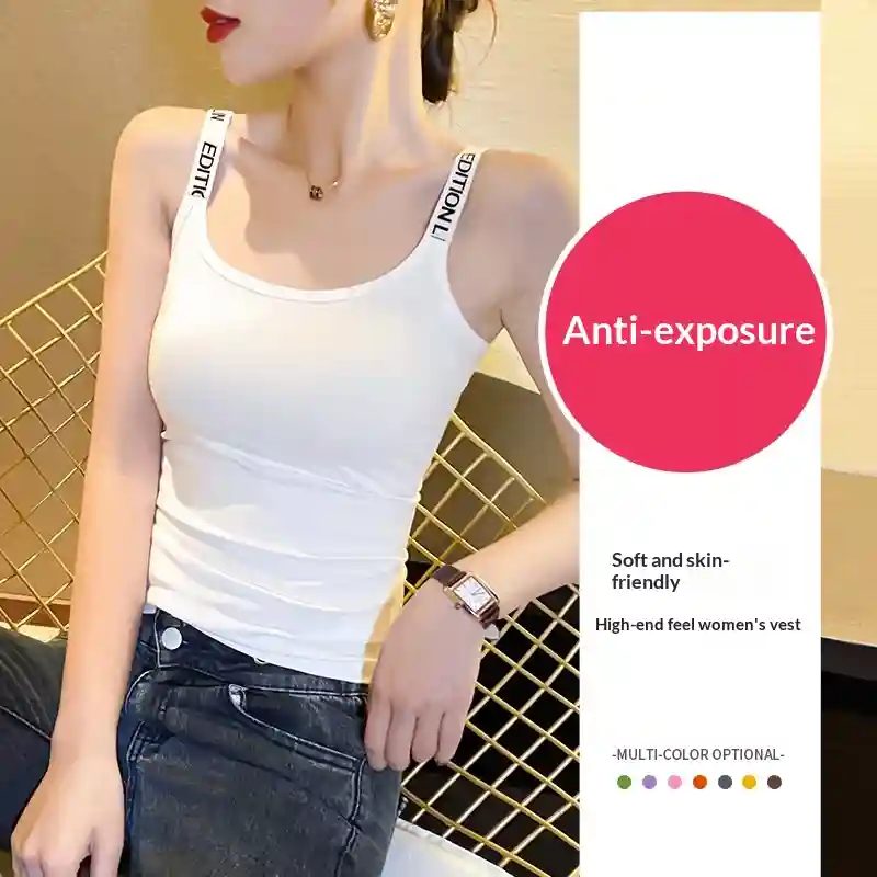 White-2Xl-Letter Single Strap