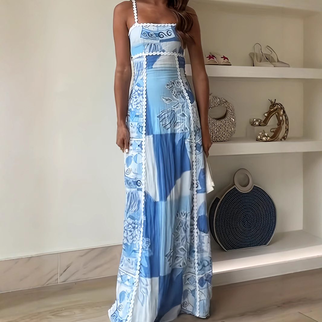 INS Casual Resort-style Loose-fit Womens Dress