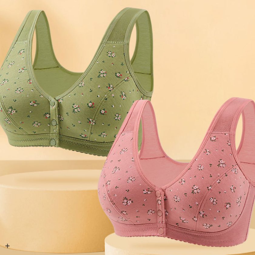 Push-up Bra For Middle-aged And Elderly Women Thin-style Lingerie