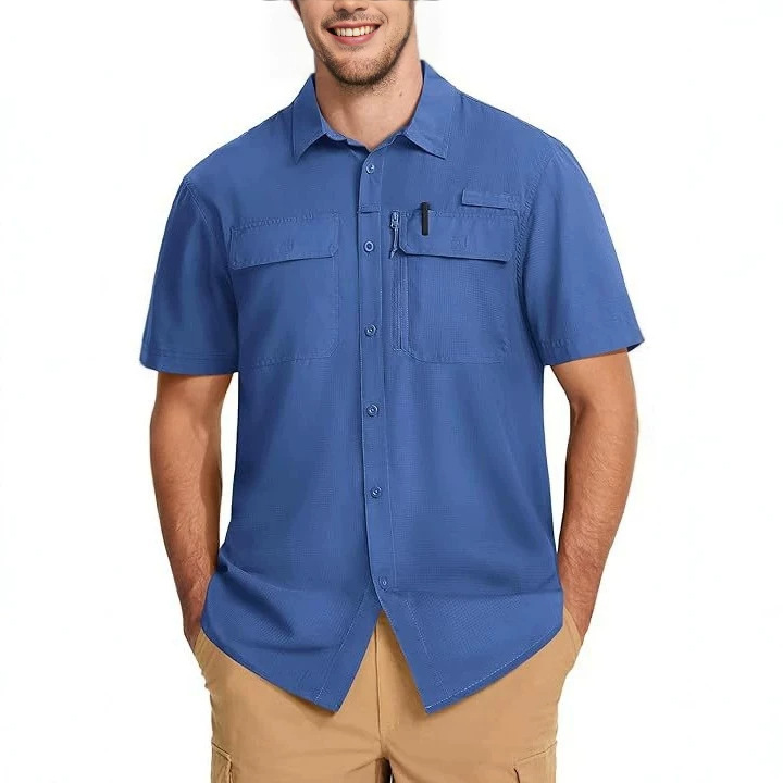 Solid-color Outdoor Quick-drying Breathable Lightweight Shirt