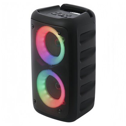 UK Portable Bluetooth Speaker Sub Woofer Heavy Bass Sound System Party & Mic