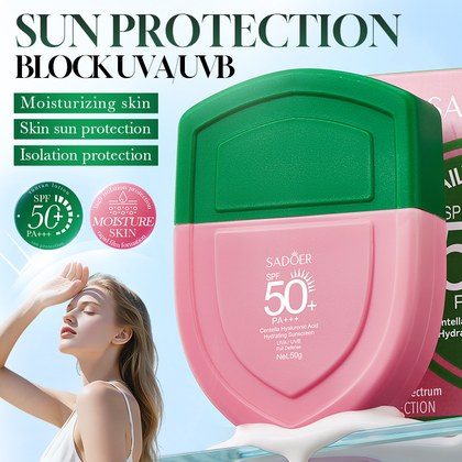 SADOER Centella Asiatica Hyaluronic Acid Hydrating Sunscreen 50g
