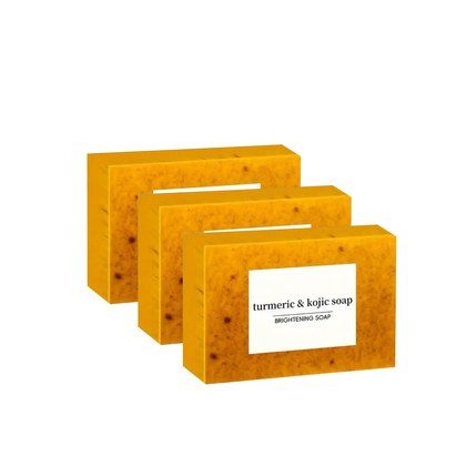 Only Supports Self Pickup With Waybill Turmeric Kojic Acid Brightening Soap, Deep Cleansing & Hydrating Bar For Radiant, Even-Toned Skin