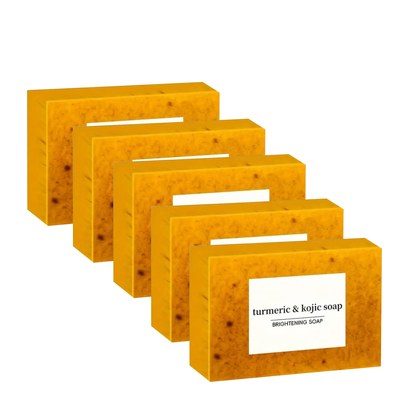 Only Supports Self Pickup With Waybill Turmeric Kojic Acid Brightening Soap, Deep Cleansing & Hydrating Bar For Radiant, Even-Toned Skin