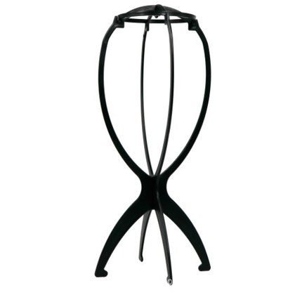 Wig holder-black-1 piece