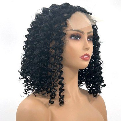 Short Bob Wigs Deep Wave Rose Net Wigs Short Curly Bob Wig Glueless Machine Made Wigs