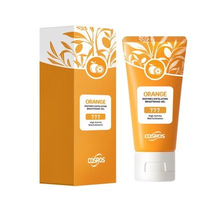 Orange Exfoliating Gel Scrub For Face And Body, Orange Peeling Gel, Deep Clean Pores, Remove Blackheads & Moisturize Skin For All Types Skin