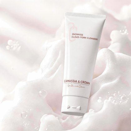 Snowkiss Amino Acid Cloud Foam Cleanser - Gentle Deep Pore Face Wash For Sensitive Skin - 35 Percent Amino Acid Formula - Hydrating And Non-Strippin…