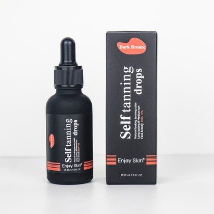 30ml Natural Organic Tanning Oil,Condensed Self Tanning Drops For Face & Body, Hydrating Natural Bronzing Glow Sunless Tanning Drops With Hyaluronic…