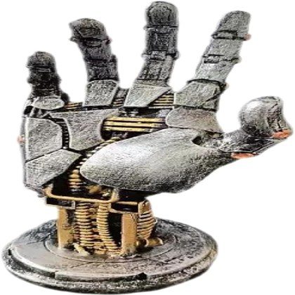 Creative Mechanical Hand Staue, Gaming Controller Holder Stand, Headphone Holder, Necklace Holder, Robot Hand Sculpture, Hand Crafts, Realistic Hand…