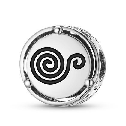 925 Sterling Silver Taino Snail Conch Charms For Bracelets & Necklaces Pendants Beads Jewelry Fit Pan Bracelet Charm Ethnic Cultural Symbols Gifts F…