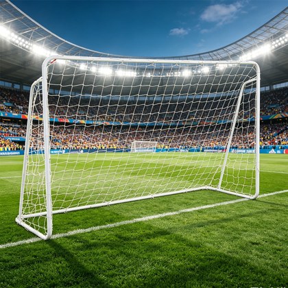 8X5ft Soccer Goal Training Set With Net Buckles Ground Nail Football Sports For Teens & Adults Training