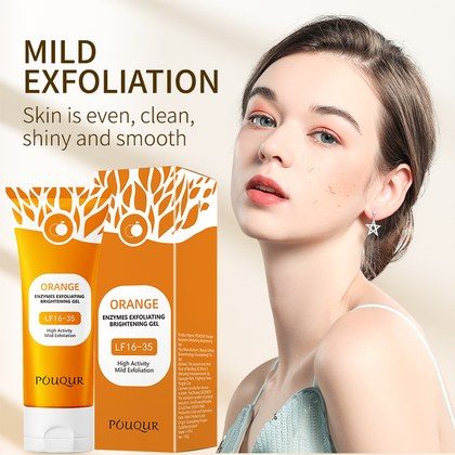 POUQUR Orange Enzymes Exfoliating Brightening Gel Boxed