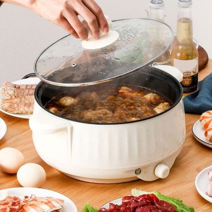 Electric Cooker Multifunctional Non-Stick Pan Hot Pot Mini Rice Cooker Steamer M