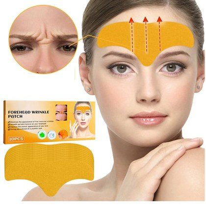 Forehead Wrinkle Patch,Anti-Wrinkle Forehead Patches With Collagen & Centella Asiatica For Frown Lines, Wrinkles, Fine Lines