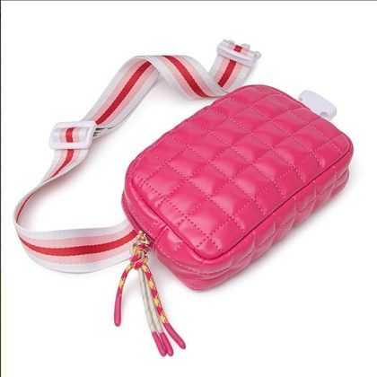 Viva Terry Women's Quilted Waist Pack  Small Puffy Sports Bag Adjustable Strap Ideal For Running, Travel, Hiking, And Fitness