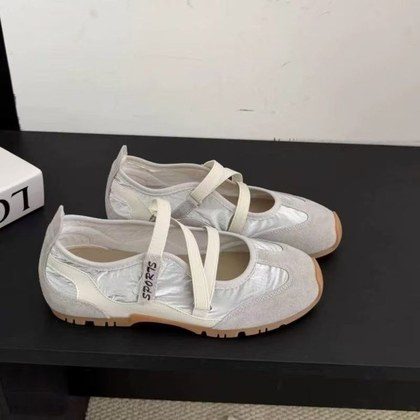 2026 Spring Color Block Inner Lift Mary Jane Sneakers, Breathable Casual Women Sport Shoes