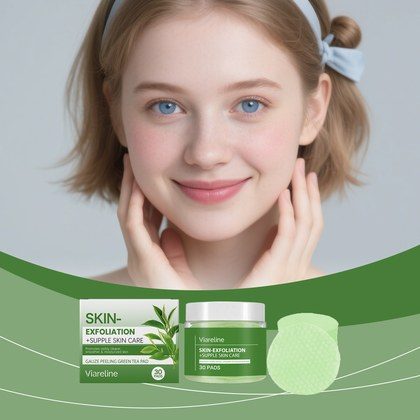 Green Tea Exfoliating Cotton Pads