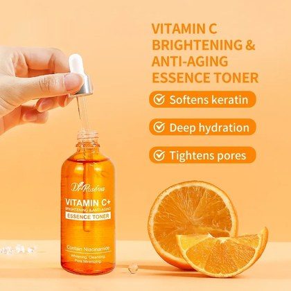Moisturizing, Antioxidant, Brightening Vitamin C Toner For A Radiant Complexion