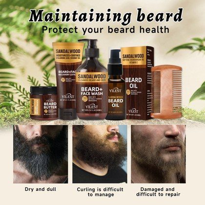 Moisturizing Spray Beard Growth Serum Thickening Beard Growth Liquid