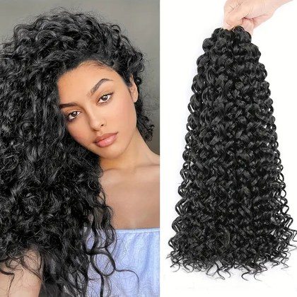 Spring Coiled Crochet Hair Wig Long Curls