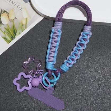 Creative Short Star And Bell Pendant Phone Case Lanyard