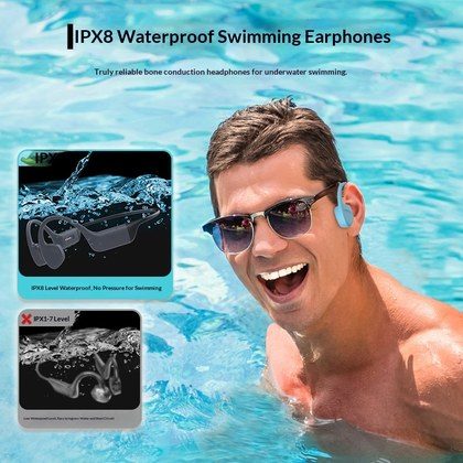 X16 Bone Conduction Liquid Coating Bluetooth Earphones