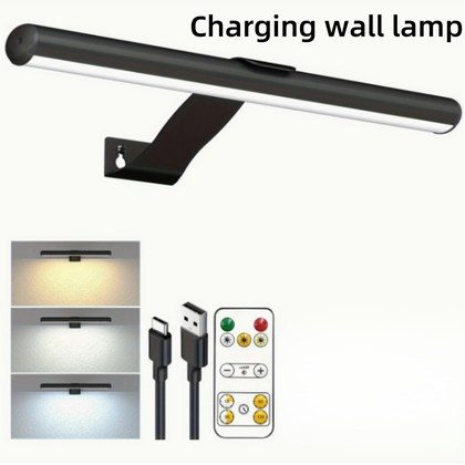 Painting Picture Light Portrait With Remote Punch-free Touch-operated Stylish Wireless Wall-mounted Art Display Vanity Light With Charging And Remot…