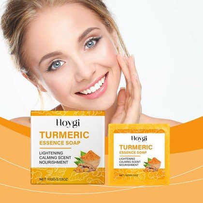 Turmeric Brightening Cleansing Soap Gently Cleanses Leaves Skin Soft And Hydrated