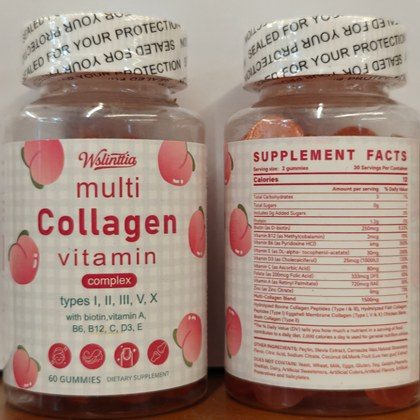 Wslinttia Multi Collagen Vitamin Complex Gummies