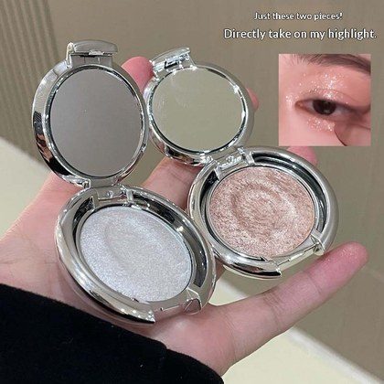 Light-and-shadow Interplay Highlight Cream Shattered Diamonds Dazzling Pearlescent Shimmer
