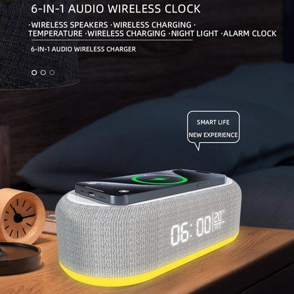 Colorful Speaker And Six-in-one Wireless Chargermultifunctional