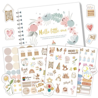 DIY Decorative Sticker Set For Babys Growth Memory Album