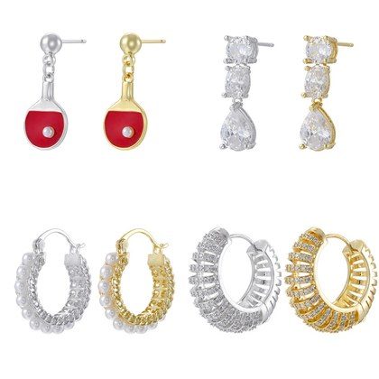 French-style Light-luxury Teardrop Earrings For Women